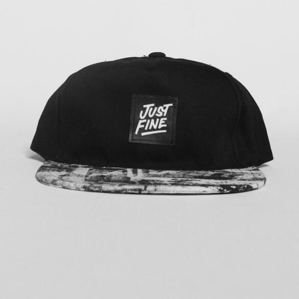 Collage Brim Stacked Snapback (B/B)