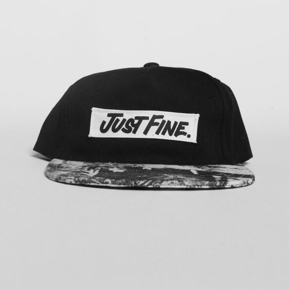 Collage Brim Horizontal Snapback (W/B)