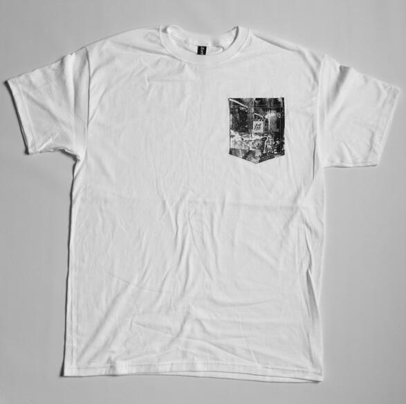 Collage Pocket T-Shirt (WHT)