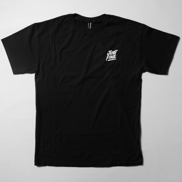 Stacked L/C Tee (BLK)